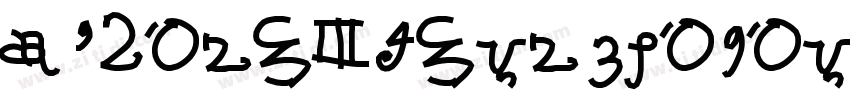 Lucida Handwriting W字体转换
